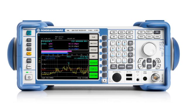 R&S羅德與施瓦茨 ESL6 EMI電磁干擾測(cè)量接收機(jī)，頻率 9 kHz to 6 GHz