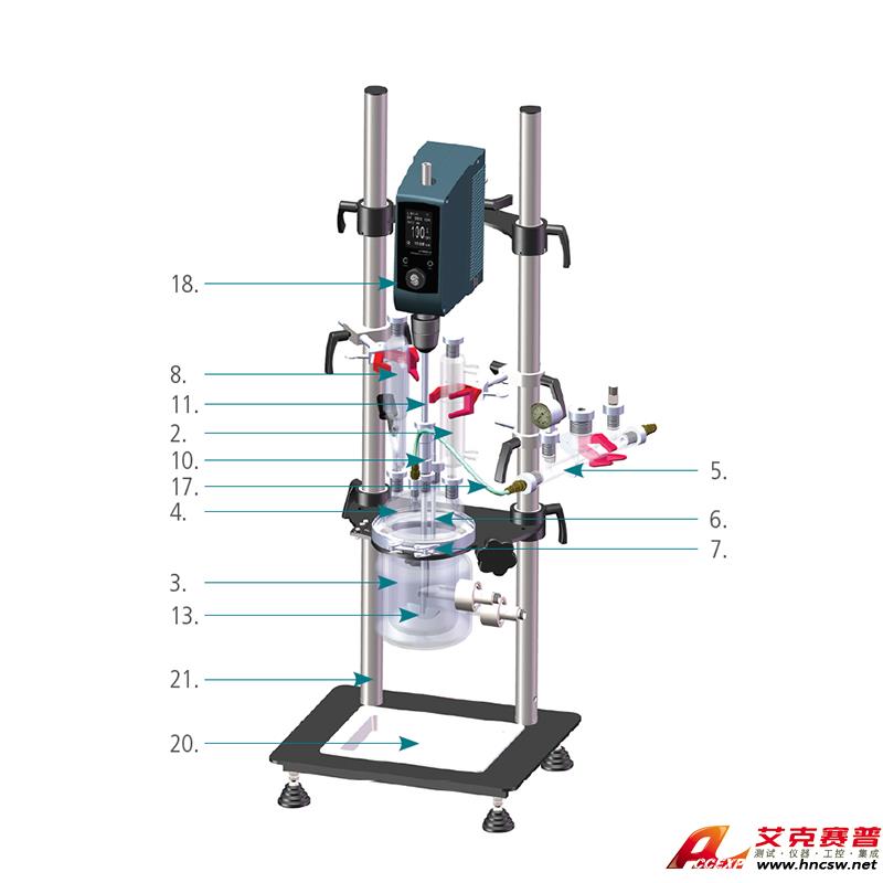 JULABO優(yōu)萊博 5000ml壓力反應(yīng)釜，（150mm法蘭開(kāi)口）JRS-6429-245