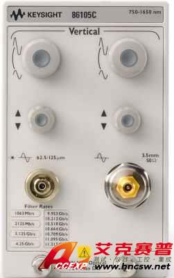 keysight是德 86105C 9 GHz 光 / 20 GHz 電采樣模塊，750 至 165